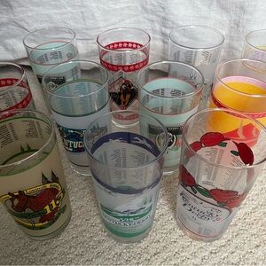 Assorted Official Kentucky Derby Mint Julep Glasses